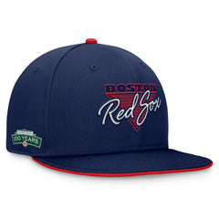 Boston Red Sox Fundamental Tri-Script Fitted Hat - Navy