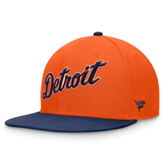 Detroit Tigers Fundamental Two-Tone Fitted Hat - Orange