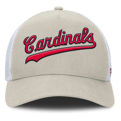 St. Louis Cardinals Heritage Light Khaki A-Frame Adjustable Hat - Khaki