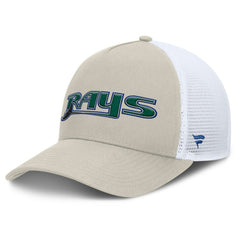 Tampa Bay Rays Heritage Light Khaki A-Frame Adjustable Hat - Khaki