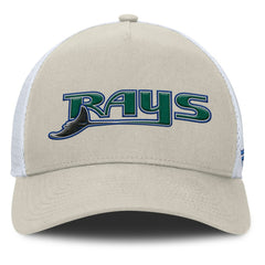Tampa Bay Rays Heritage Light Khaki A-Frame Adjustable Hat - Khaki