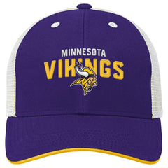 NFL Minnesota Vikings Youth Core Lockup Trucker Adjustable Hat
