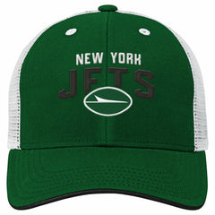 NFL New York Jets Youth Core Lockup Trucker Adjustable Hat