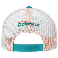 NFL Miami Dolphins Youth Core Lockup Trucker Adjustable Hat