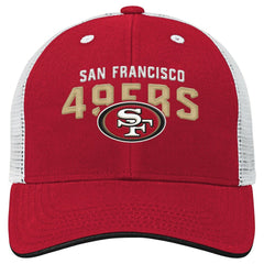 NFL San Francisco 49ers Youth Core Lockup Trucker Adjustable Hat