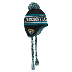 NFL Jacksonville Jaguars Preschool Jacquard Tassel Knit Hat with Pom