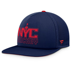 New York Rangers Fanatics Authentic Pro Hometown Rink Foam Trucker Snapback Hat