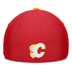 Calgary Flames Fanatics Authentic Pro Rink Team Code Flex Hat