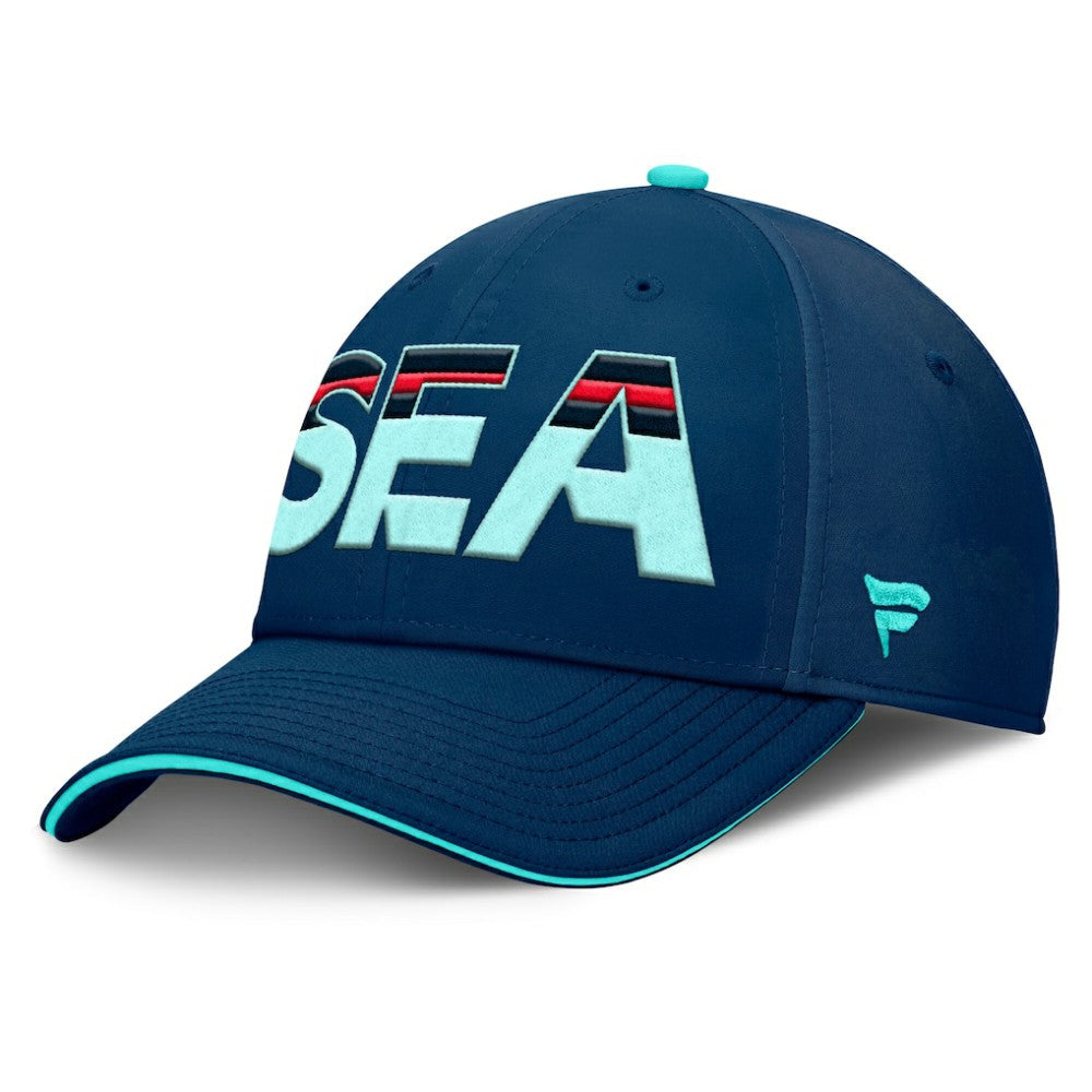 Seattle Kraken Fanatics Authentic Pro Rink Team Code Flex Hat