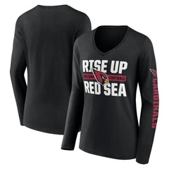 NFL Arizona Cardinals Hometown Sweep Long Sleeve V-Neck T-Shirt
