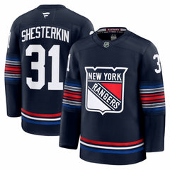 Igor Shesterkin New York Rangers Fanatics Alternate Premium Jersey