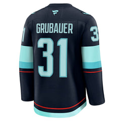 Philipp Grubauer Seattle Kraken Fanatics Home Premium Jersey