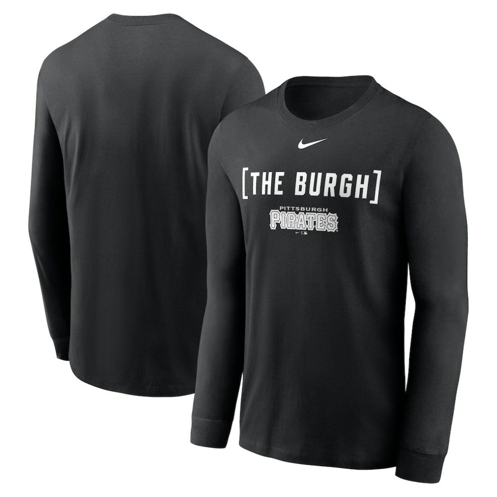 Pittsburgh Pirates Local Nickname Long Sleeve T-Shirt - Black | Nike