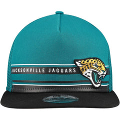 NFL Jacksonville Jaguars Half Stripe Trucker A-Frame 9FIFTY Snapback Hat