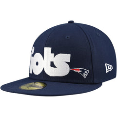 NFL New England Patriots Checkered Undervisor 59FIFTY Fitted Hat
