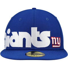 NFL New York Giants Checkered Undervisor 59FIFTY Fitted Hat