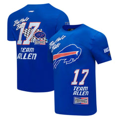 NFL Buffalo Bills Josh Allen Pro Standard Fast Lane Name & Number Player T-Shirt