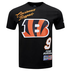 NFL Cincinnati Bengals Joe Burrow Pro Standard Fast Lane Name & Number Player T-Shirt