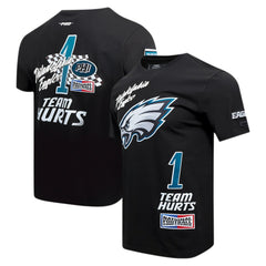 NFL Philadelphia Eagles Jalen Hurts Pro Standard Fast Lane Name & Number Player T-Shirt
