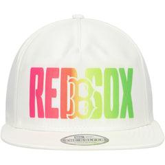 Boston Red Sox Spring Spectrum Golfer Snapback Hat - White | New Era