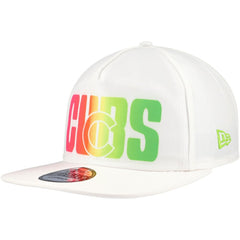 Chicago Cubs Spring Spectrum Golfer Snapback Hat - White | New Era