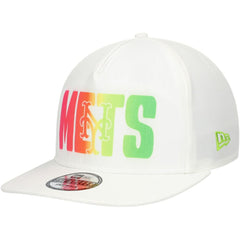 New York Mets Spring Spectrum Golfer Snapback Hat - White | New Era