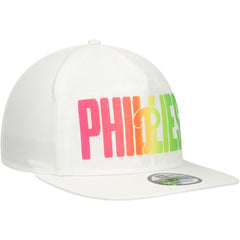 Philadelphia Phillies Spring Spectrum Golfer Snapback Hat - White | New Era