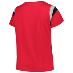 St. Louis Cardinals Profile Women's Plus Size Scoop Neck T-Shirt - Red