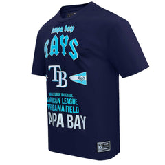 Tampa Bay Rays Pro Standard Oversized City Tour T-Shirt - Navy