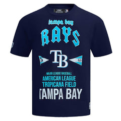 Tampa Bay Rays Pro Standard Oversized City Tour T-Shirt - Navy