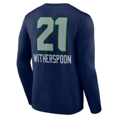 NFL Seattle Seahawks Devon Witherspoon Team Wordmark Player Name & Number Long Sleeve T-Shirt