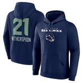 NFL Seattle Seahawks Devon Witherspoon Team Wordmark Player Name & Number Pullover Hoodie