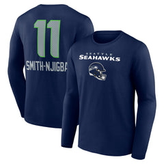 NFL Seattle Seahawks Jaxon Smith-Njigba Team Wordmark Player Name & Number Long Sleeve T-Shirt