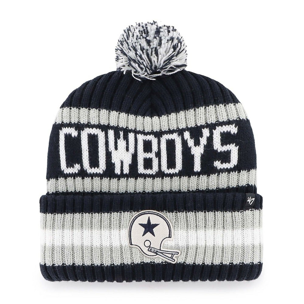 NFL Dallas Cowboys '47 Bering Cuffed Knit Hat with Pom