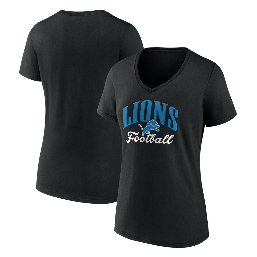NFL Detroit Lions Women's Victory Script V-Neck T-Shirt