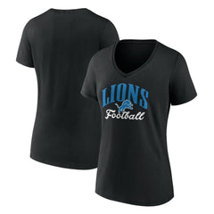 NFL Detroit Lions Women's Victory Script V-Neck T-Shirt