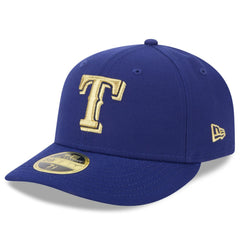 Texas Rangers 2024 Gold Collection Low Profile 59FIFTY Fitted Hat - Royal | New Era