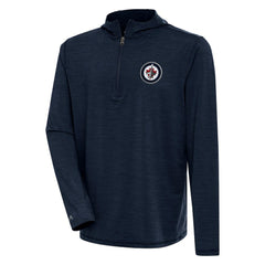 Winnipeg Jets Antigua Tidy Quarter-Zip Pullover Hoodie