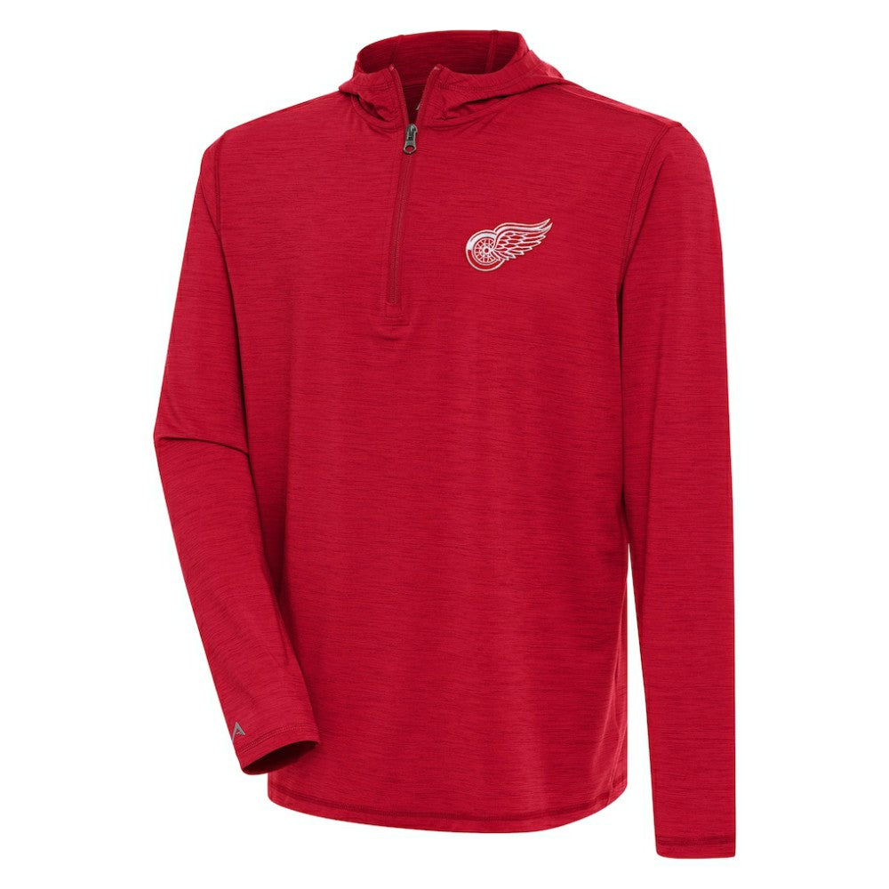Detroit Red Wings Antigua Tidy Quarter-Zip Pullover Hoodie