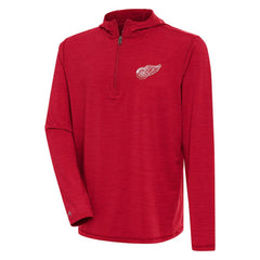 Detroit Red Wings Antigua Tidy Quarter-Zip Pullover Hoodie