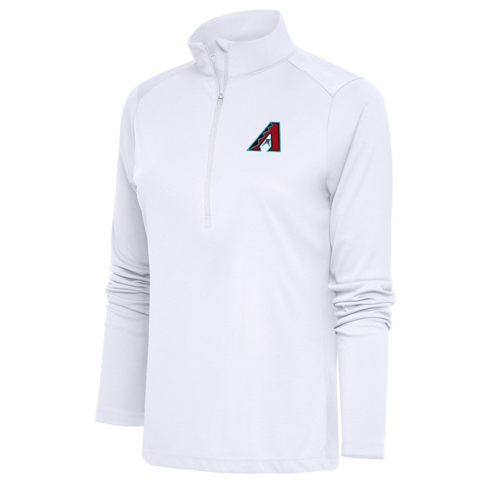 Arizona Diamondbacks Antigua Women's Tribute Half-Zip Pullover Top - White