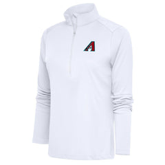 Arizona Diamondbacks Antigua Women's Tribute Half-Zip Pullover Top - White
