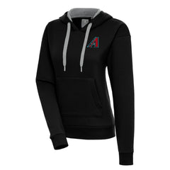 Arizona Diamondbacks Antigua Women's Victory Pullover Hoodie - Black