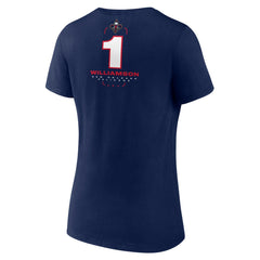 Zion Williamson New Orleans Pelicans Women's Behind The Back Name & Number V-Neck T-Shirt - Navy sale