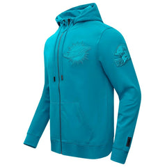 NFL Miami Dolphins Pro Standard Triple Tonal Full-Zip Hoodie