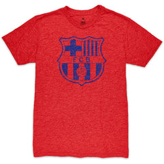 Barcelona 1863FC Mono Crest Twisted Tri-Blend Slub T-Shirt / Soccer Discount