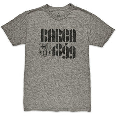 Barcelona 1863FC Retro Vibes Twisted Tri-Blend Slub T-Shirt / Soccer New