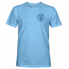 Manchester City 1863FC Front Back Text Twisted Tri-Blend Slub T-Shirt / Soccer Sale