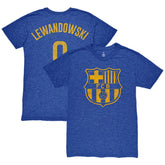 Robert Lewandowski Barcelona 1863FC Player Name & Number Twisted Tri-Blend Slub T-Shirt / Soccer Sale