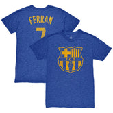 Ferran Torres Barcelona 1863FC Player Name & Number Twisted Tri-Blend Slub T-Shirt / Soccer Sale